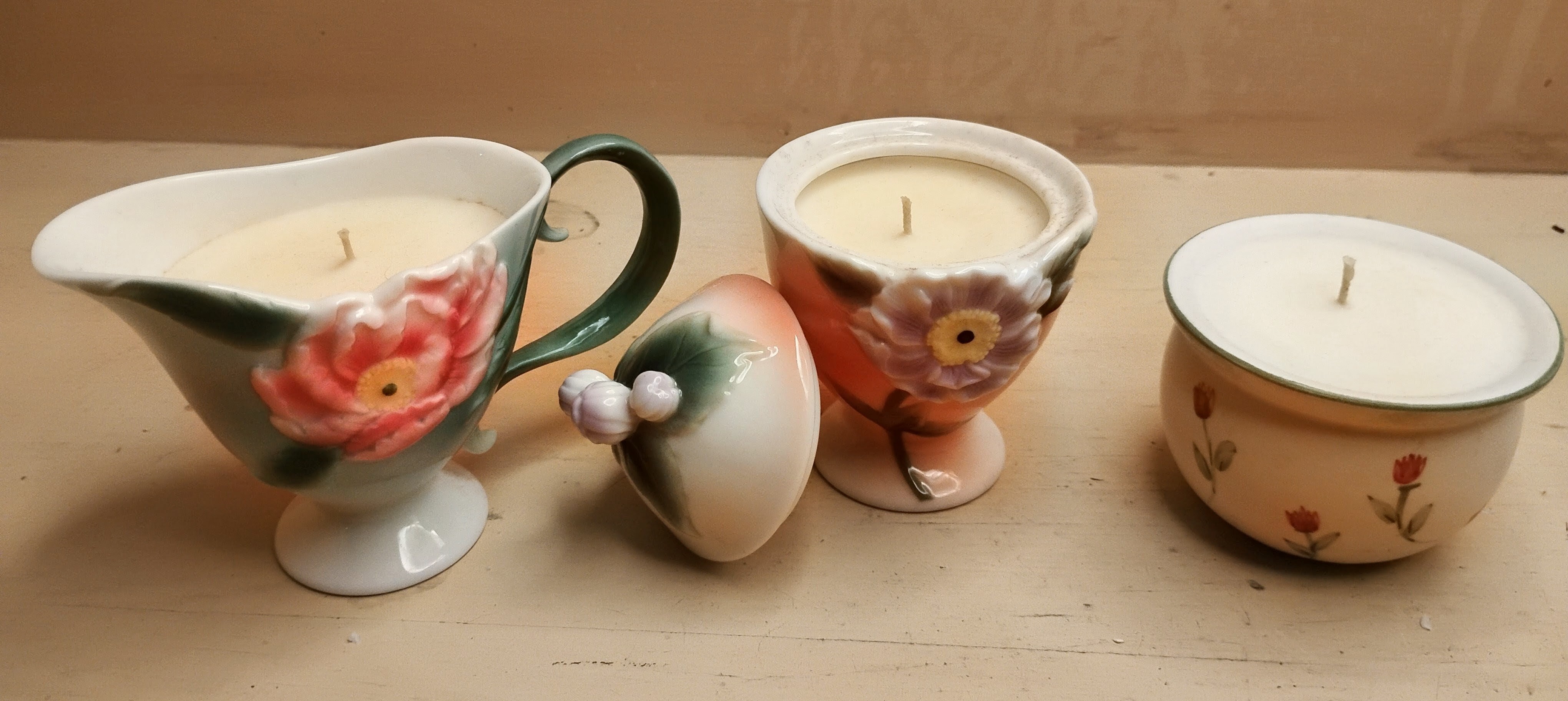 Vintage Porcelain Kumquat Scented Candles Collection
