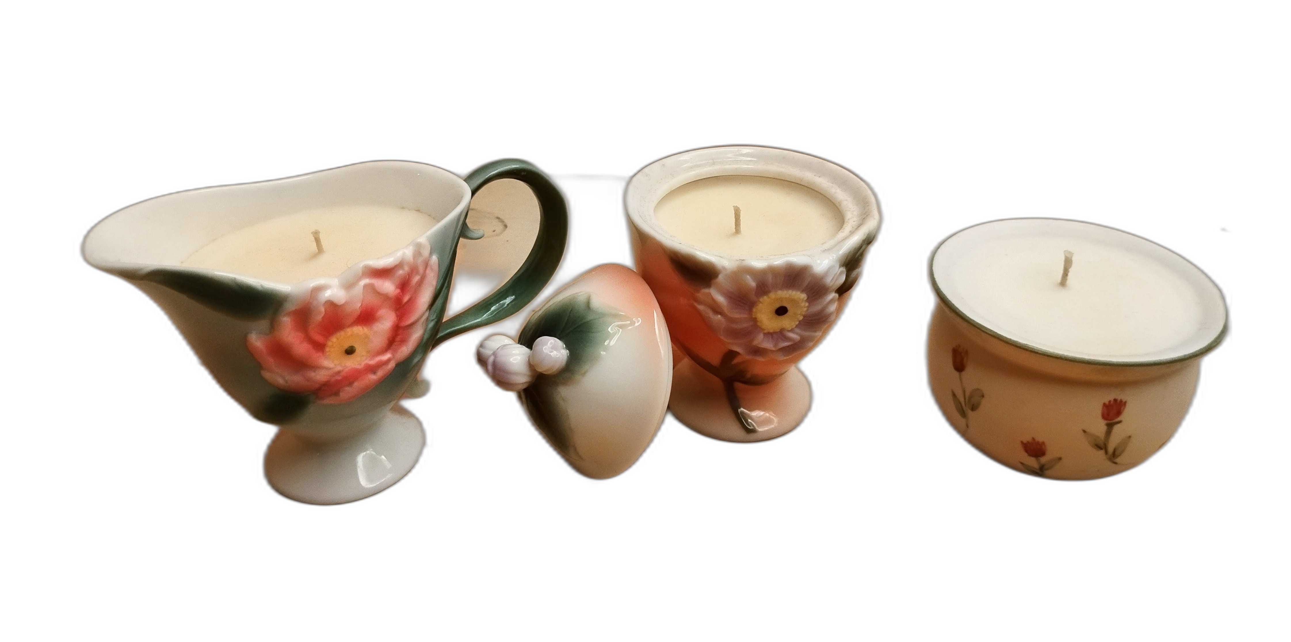 Vintage Porcelain Kumquat Scented Candles Collection