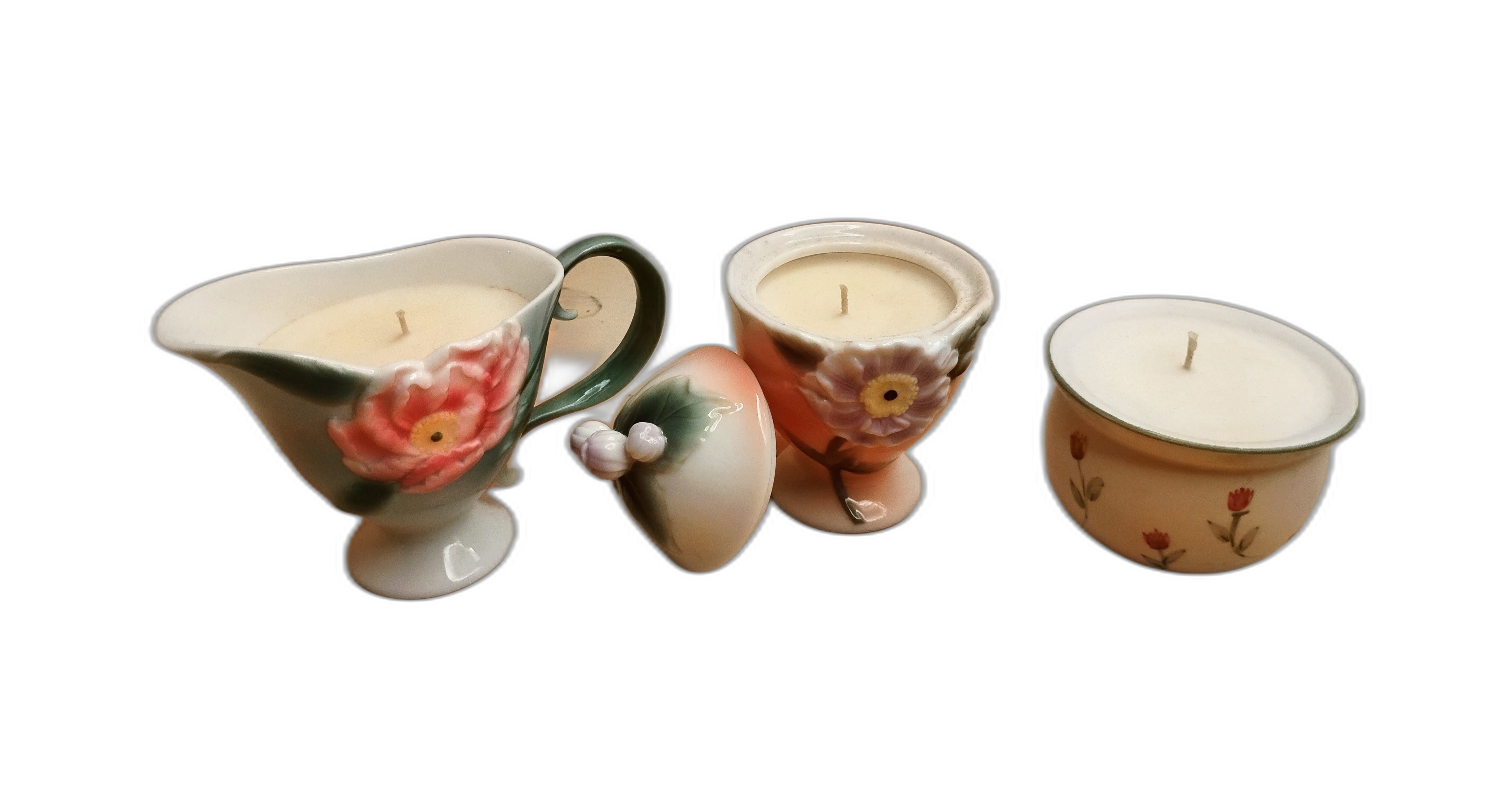 Vintage Porcelain Kumquat Scented Candles Collection
