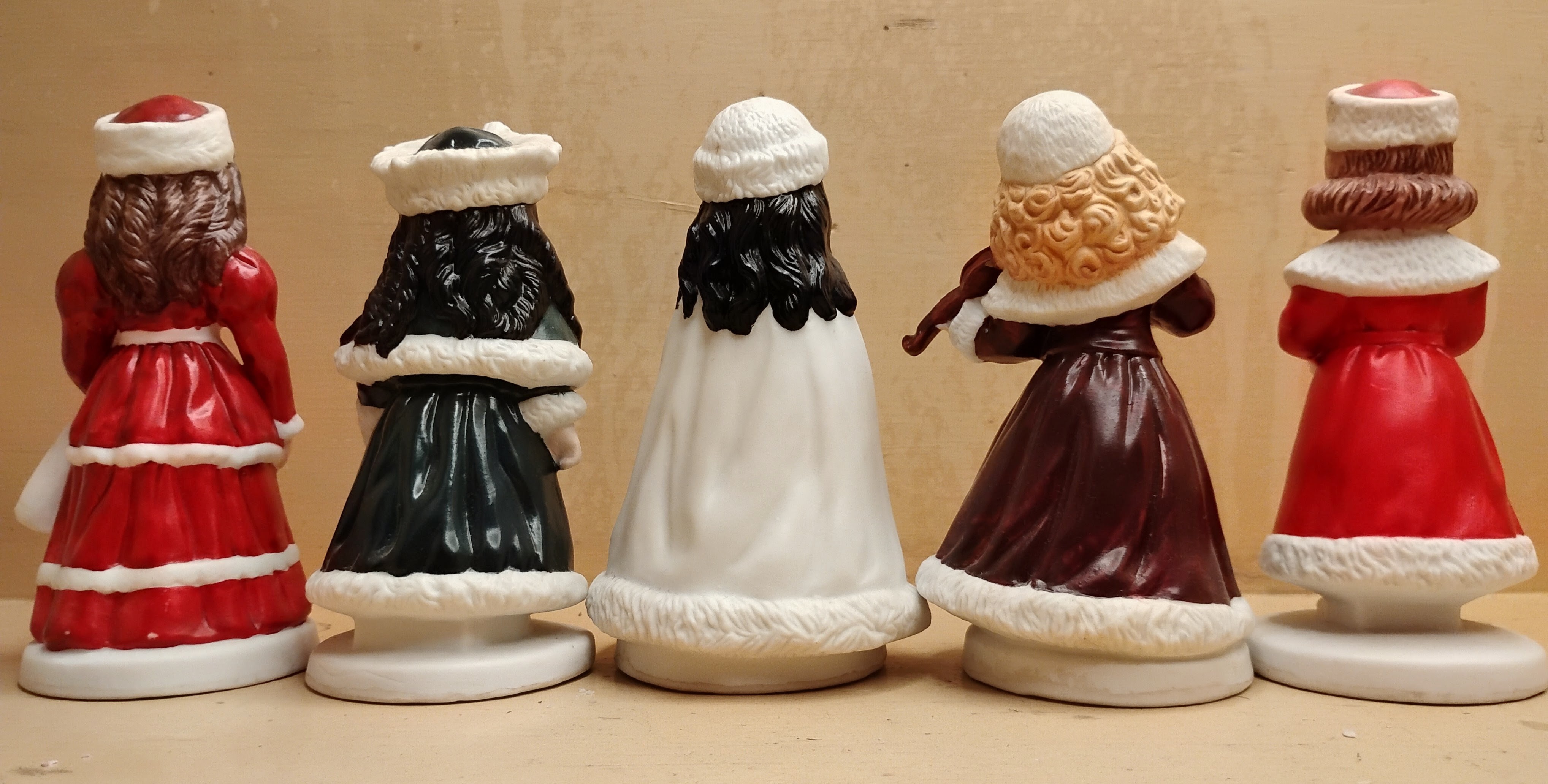 Vintage Porcelain Singing Choir Figurines Set (1985-1990)