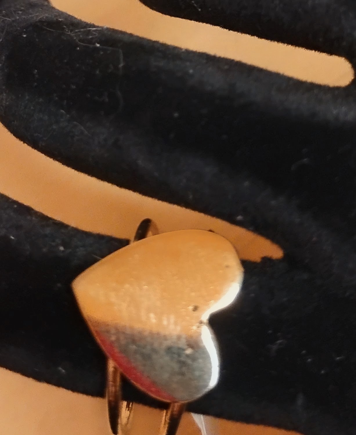 Metal Heart Costume Jewelry Ring