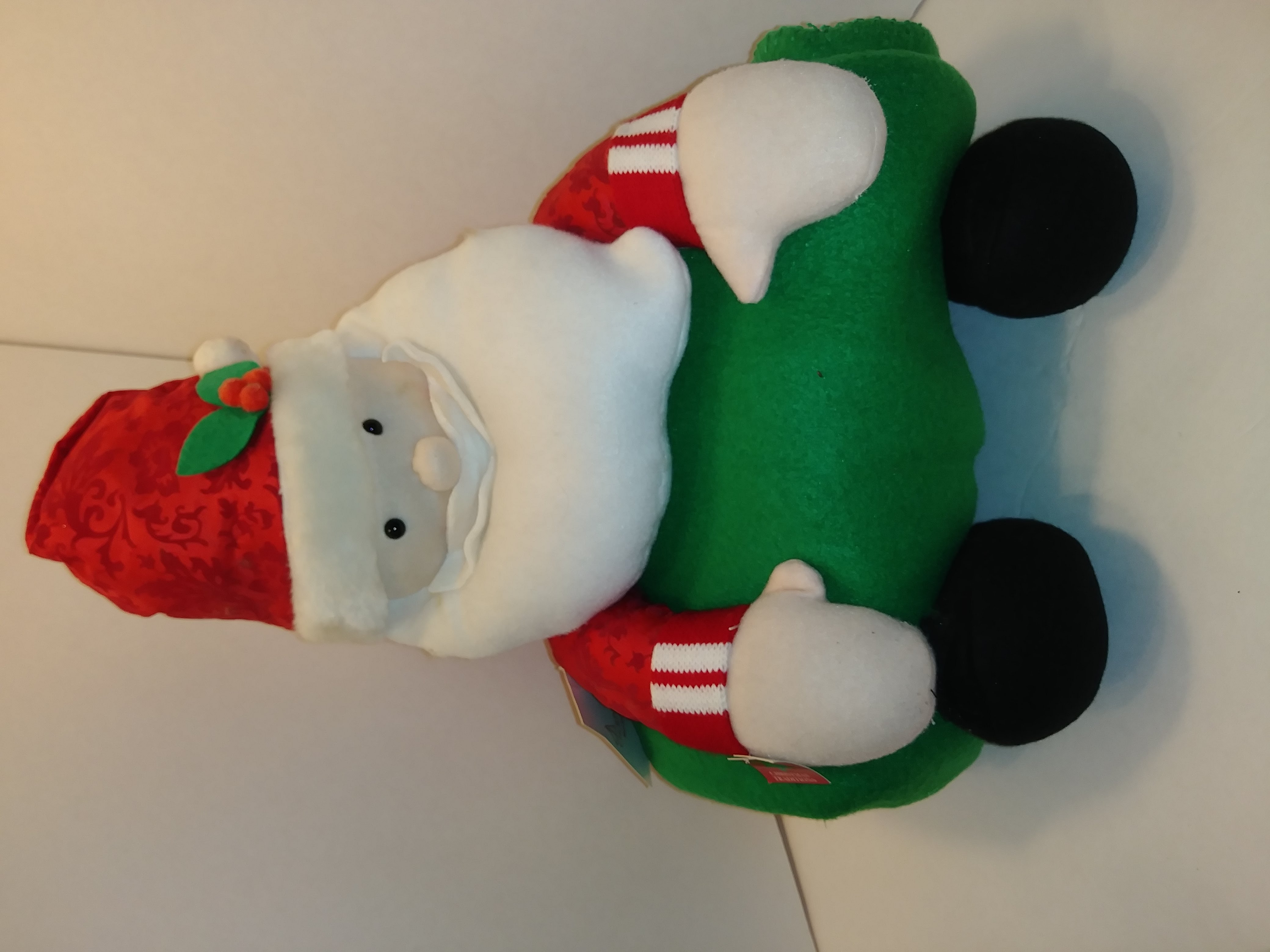 Plush Santa Claus Christmas Decoration Holding Your Blanket